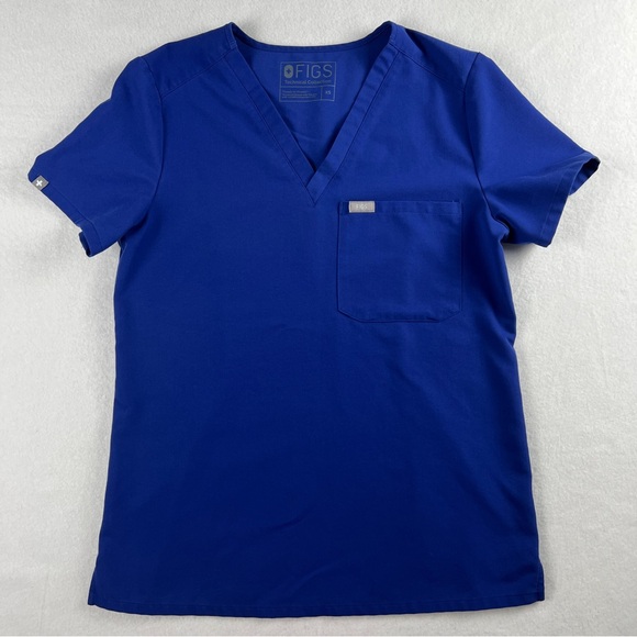 Figs Women's Deep Royal Blue Scrub Pants XS Set (Discontinued Color) - Picture 8 of 16